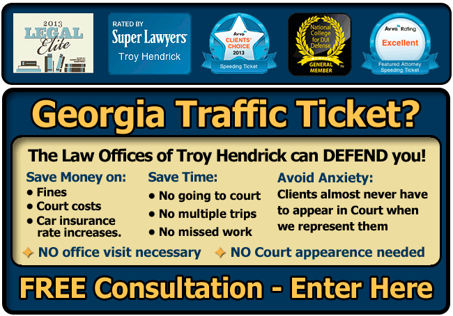 Free Consultation for Georgia Traffic Tickets