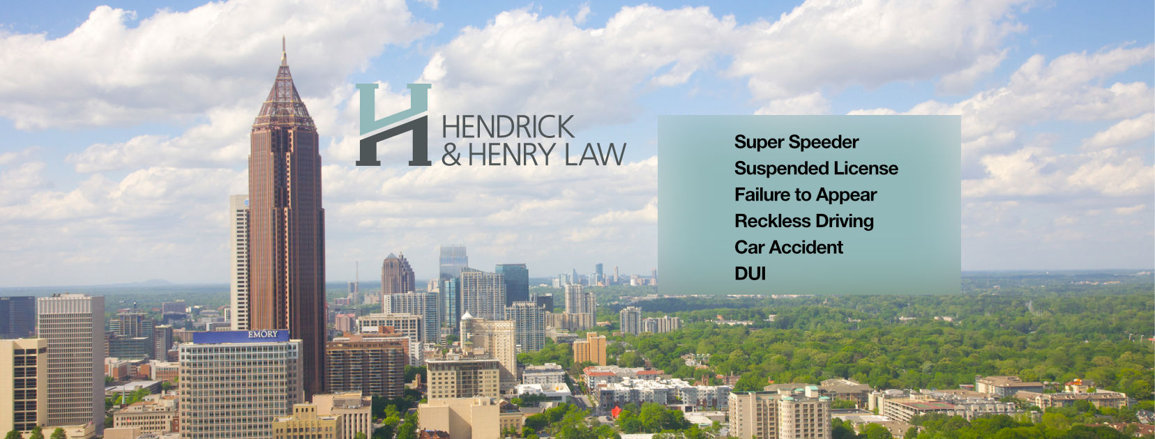Hendrick & Henry Georgia traffic & speeding ticket lawyers main graphic