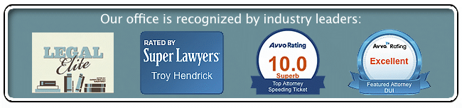 Awards for Georgia Traffic & Speeding Ticket Lawyer | Hendrick & Henry Law LOGO